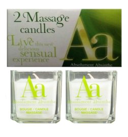 Absolutely Absinthe - 2 Massage Candles Absolutely Absinthe - 2 Massage Candles